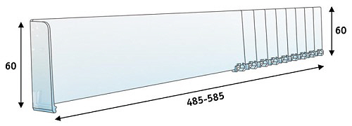 0196.2-2[1]-500 Fachteiler Ladeneinrichtung