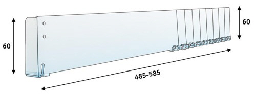 0198.2-2[1]-500 Fachteiler Ladeneinrichtung