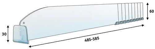 0200.1-2[1]-500 Fachteiler Ladeneinrichtung